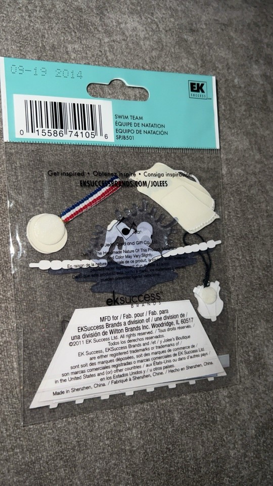 Jolee's Swim Team Scrapbooking Stickers Swimming Pool Towel Goggles ...