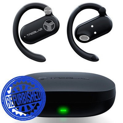 TREBLAB X-Open - True Open Ear Wireless Earbuds, Lightweight, 40H Playtime