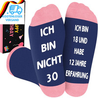 30/40/50/60 Geburtstag Frauen Socken Geschenkideen, Lustige Socken Geburtstagsge