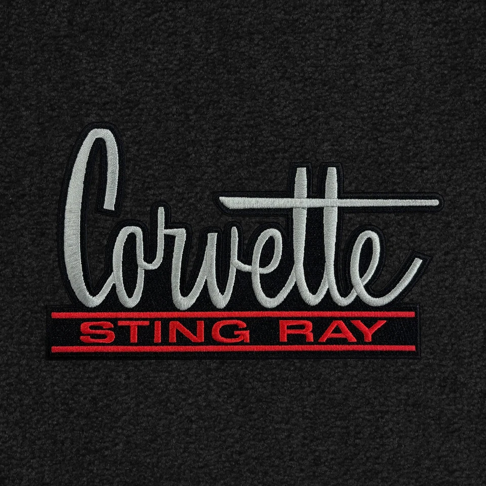 Juego de 2 alfombrillas Lloyd para Chevrolet Corvette 1966-1967, negras Foto 2 de 4