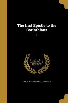 Lias - first Epistle to the Corinthians  7 - New paperback or softback - X555z