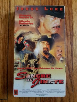 VHS Sangre De Jinete Pelicula Mexicana Cine Mexicano Mario Almada Dr Records