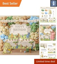 149-Piece Winnie Bear Birthday Decorations Kit for Magical Celebrations