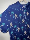 TIPSY ELVES “BIGFOOT BOGEY” GOLF POLO SHIRT Men's Size XXL Blue EUC — photo 2