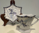 Vintage Yamasen Gold Collection Fine Porcelain Tea Cup & Saucer Set of 6 — photo 2