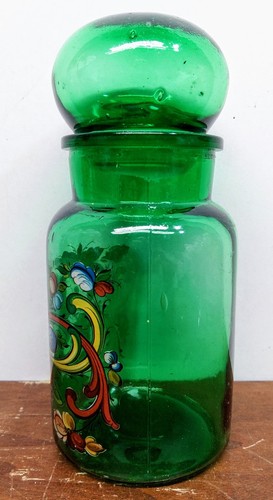 Boticario verde tarro de vidrio botella tapa burbuja hecha en Taiwán pegatina decorativa - Imagen 6 de 12