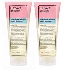 2 PACK FuzzYard Puppy Shampoo Aloe Vera  Lavender 7.4 fl oz Each