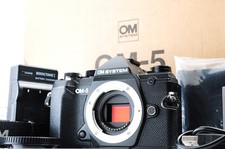 OM SYSTEM OM-5 Mirrorless Camera Olympus Body Black -Shutter count 481-MINT-
