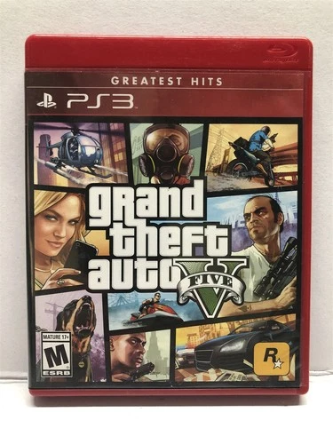 Grand Theft Auto V (PlayStation 3, 2013) Complete w/ Manual & Map Tested Working