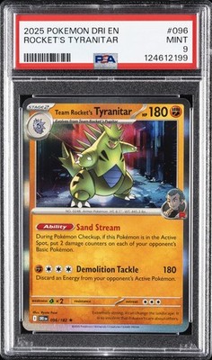 2025 POKEMON DRI EN-DESTINED RIVALS #096 TEAM ROCKET'S TYRANITAR