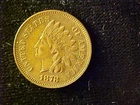 UNITED STATES ONE CENT 1878 RED BROWN AU