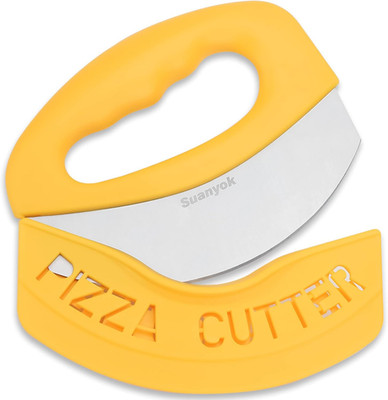 Premium Pizza Cutter Food Chopper-Super Sharp Blade Stainless Steel Pizza Cutter