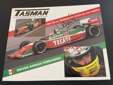 "Adrian Fernandez Indy Car, Fórmula, NASCAR: foto firmada a mano 8 x 10"" / KSK"
