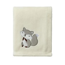 30x40 Inch Light Cozy Plush Fluffy Warm Fleece Receiving Baby Blanket Ivory