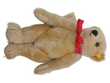 Steiff Teddybär 1909 Replica Kuscheltier Vintage Beige 33 cm mit Knopf im Ohr