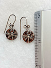 EARRINGS handcrafted artisan jewelry sterling And Copper Earrings — photo 1