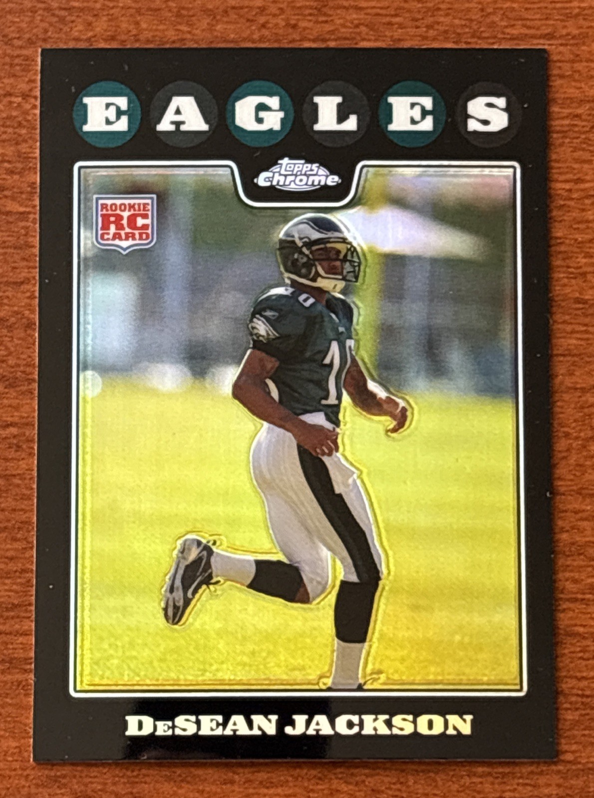 DeSean Jackson Eagles 2008 Topps Chrome Refractor #TC198 Rookie Football Card RC