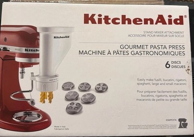 **NEW Genuine KitchenAid KSMPEXTA Gourmet Pasta Press - NEW! 6 Disc 