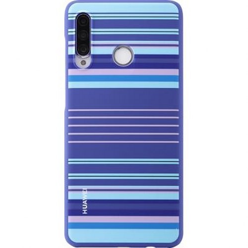 Coque Huawei P30 Lite anti-rayures semi-rigide bleue