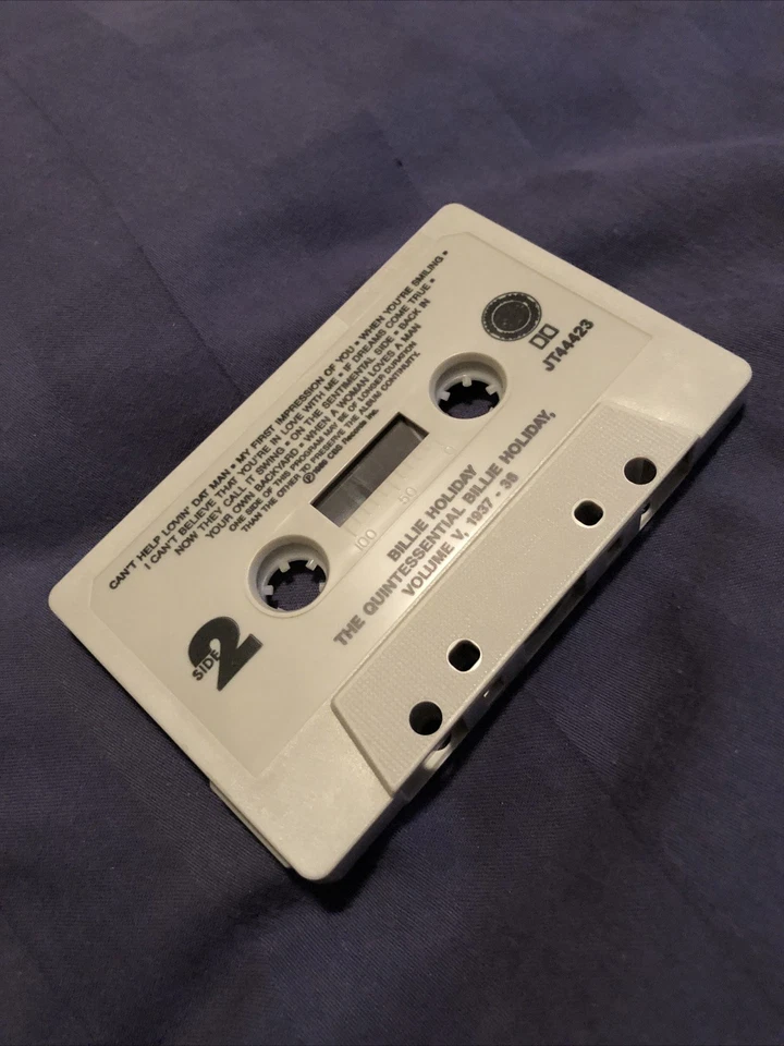 Vintage The Quintessential Billie Holiday Volume V 1937-1938 (Cassette) - Image 4 of 4