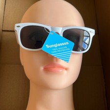 Club Sunglasses White 100 UVA UVB Protection