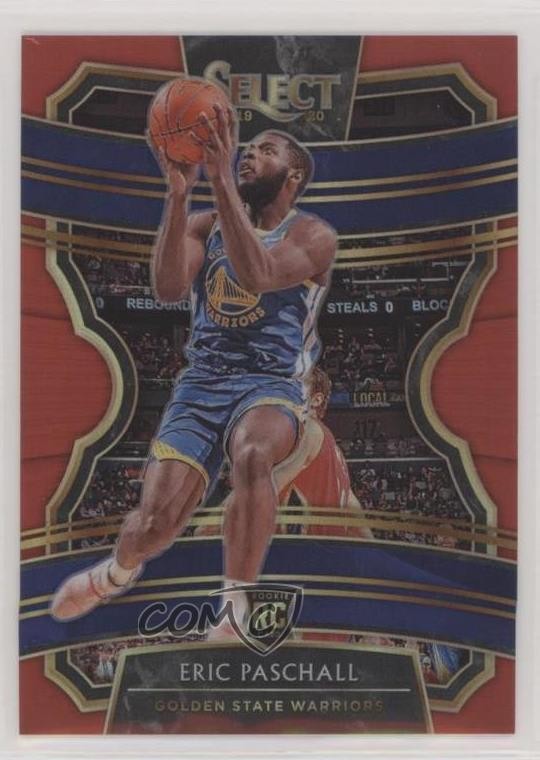 2019 Panini Select Concourse Red Prizm 114/199 Eric Paschall #12 Rookie RC v9t