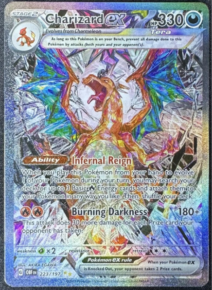 Pokémon TCG Charizard EX Sir Obsidian Flames 223/197 Full Art Secret Rare