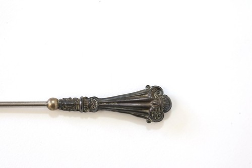 Antique Sterling Silver & Steel Button Hook Chester William Vale & Sons 1919 - Picture 2 of 11