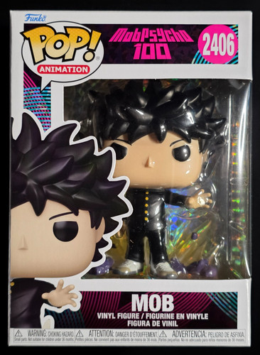 Funko Pop! - Mob #2406 - Mob Psycho 100 - Crunchyroll - Vinyl Figure