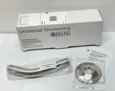 Delta U4993-SS Wall Mounted Shower Arm and Shower Arm Flange Stainless Steel