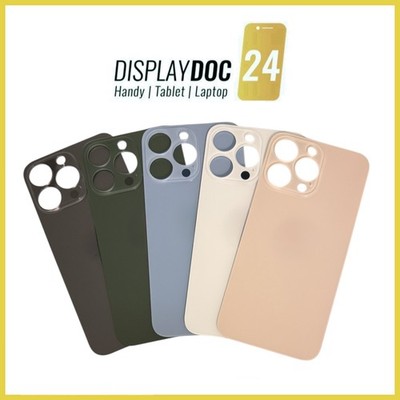 Backcover Glas Rückseite für Original Apple iPhone 13 Pro alle Farben Big Hole