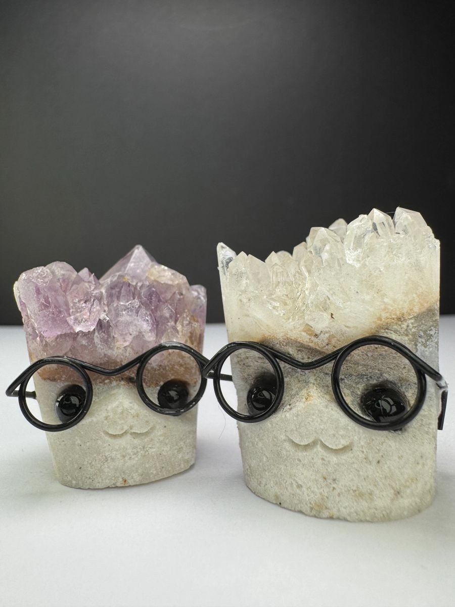 68g Natural Quartz & Amethyst Crystal Cluster Specimen