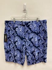 NWT Ralph Lauren Size 38 Navy/Blue White Paisley Men's Shorts