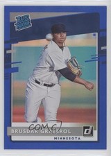 2020 Panini Donruss Rated Rookie Holo Blue Brusdar Graterol #58 Rookie RC 0b3