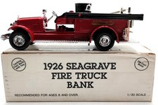 Ertl 9527 "J.C. Penney Company Fire Department" 1926 Seagrave Fire Truck Bank