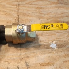 PC 1 1/2 in Brass Manual Ball Valve Water Oil Gas 600 WOG 125 WSP 125G