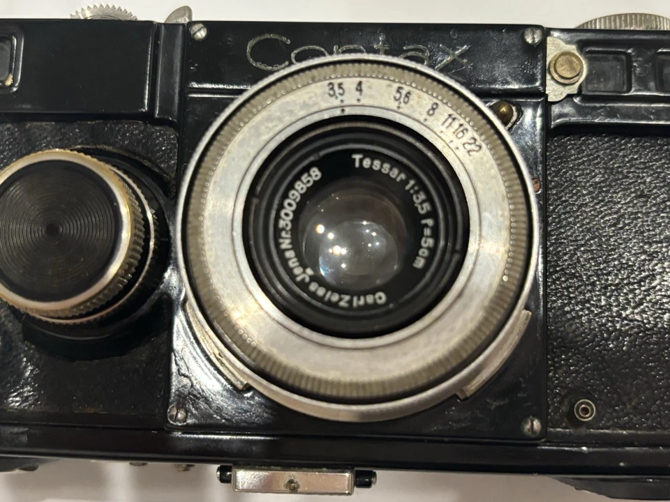Contax Carl Zeiss Jena Nr3009858. Tessar 1:3,5 F=5 cm. Foto 2 de 4
