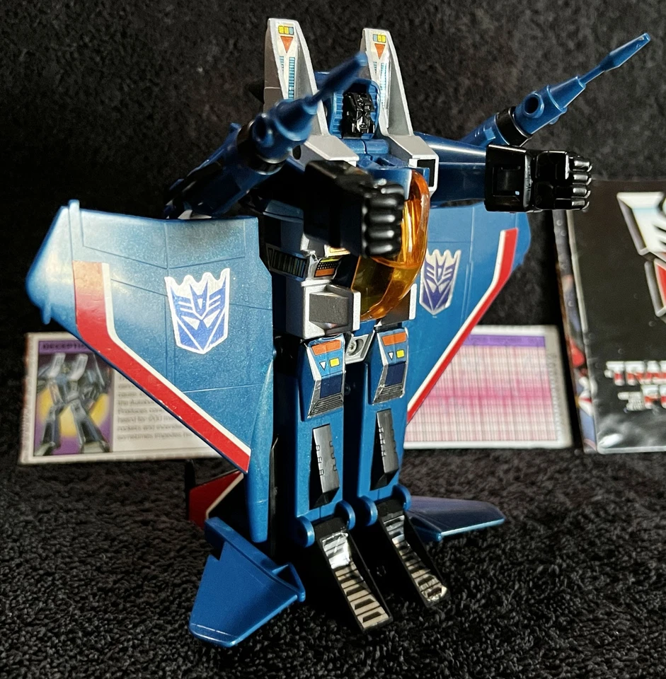 G1 1984 THUNDERCRACKER • RUB SIGN COMPLETE w/TECH SPEC • VINTAGE G1 TRANSFORMERS - Image 4 of 4