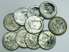 *LOT OF 10 MIXED DATE 1965-1970 40% SILVER KENNEDY HALVES* NR #G4102
