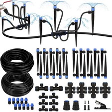 Breeze Touch 230ft Quick-Connect Drip Irrigation System, Automatic 232 FT 