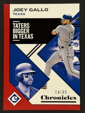 Joey Gallo 2019 Panini Chronicles Red #/99 - #2