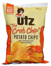 Utz Potato Chips, The Crab Chip, 9.5 Oz Bag
