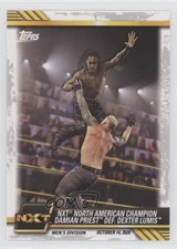 2021 Topps WWE NXT North American Champion Damian Priest def Dexter Lumis w7v