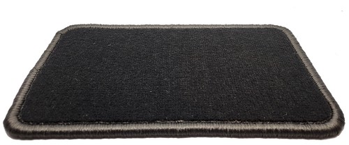Teileplus24 Tappetini In Velluto Per Peugeot 3008 3 Hybrid 2024- – Set Da 4, Con Piastra Anti-calcio E Cuciture Blu