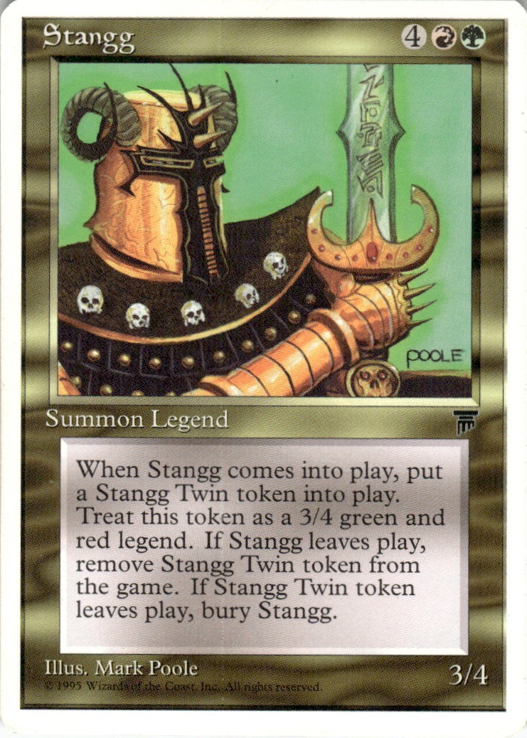 1994 Legends Magic The Gathering Stangg LP
