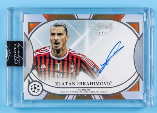 2024-25 Topps Dynasty UEFA Zlatan Ibrahimovic Auto Autograph Gold #1/1 Milan