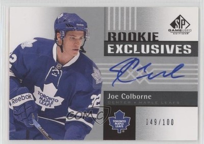 2011 SP Game Used Edition Rookie Exclusives /100 Joe Colborne #RE-JC Auto RC 0af