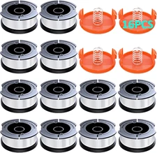 16 Pack Weed Eater String Compatible with Black+Decker, 360Ft 0.065" AF-100 Repl