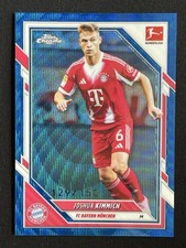 Joshua Kimmich 2025-26 Topps Chrome Bundesliga Blue Wave Refractor Base /150 #85