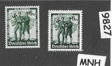 MNH Stamp set  1938 Sc 484 - 485 Austria joins Third Reich Germany WWII   #9827